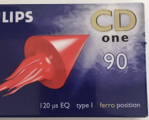 Philips CD ONE 90 Ferric Audio Cassette Tape Brand New Blank 90 Minute. - Picture 7 of 7