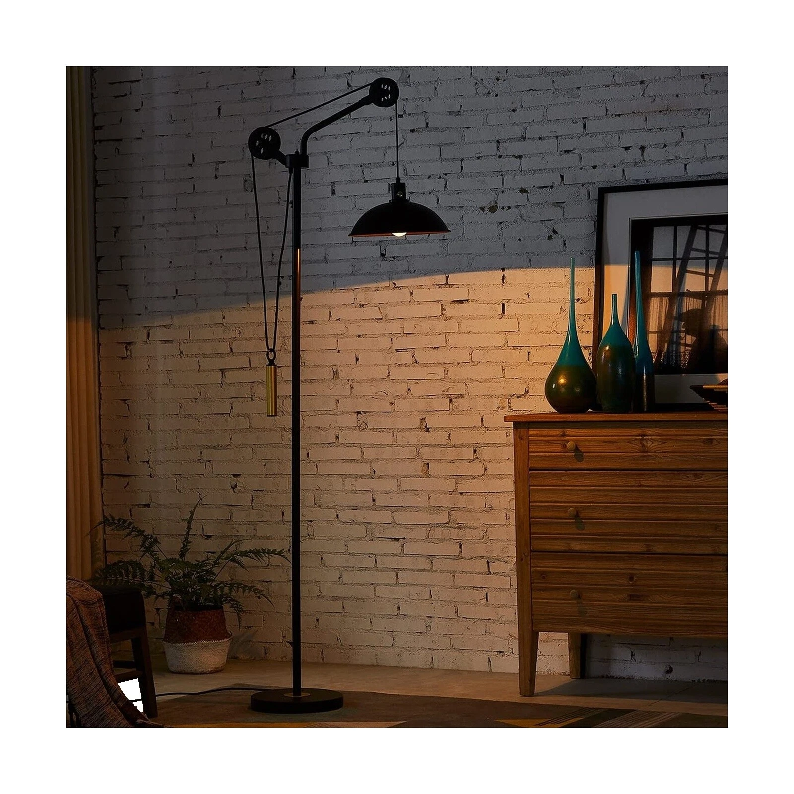 Lámparas de Pie de Bronce Art Deco