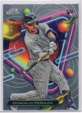 Oswald Peraza 2023 Topps Cosmic Chrome Baseball Base