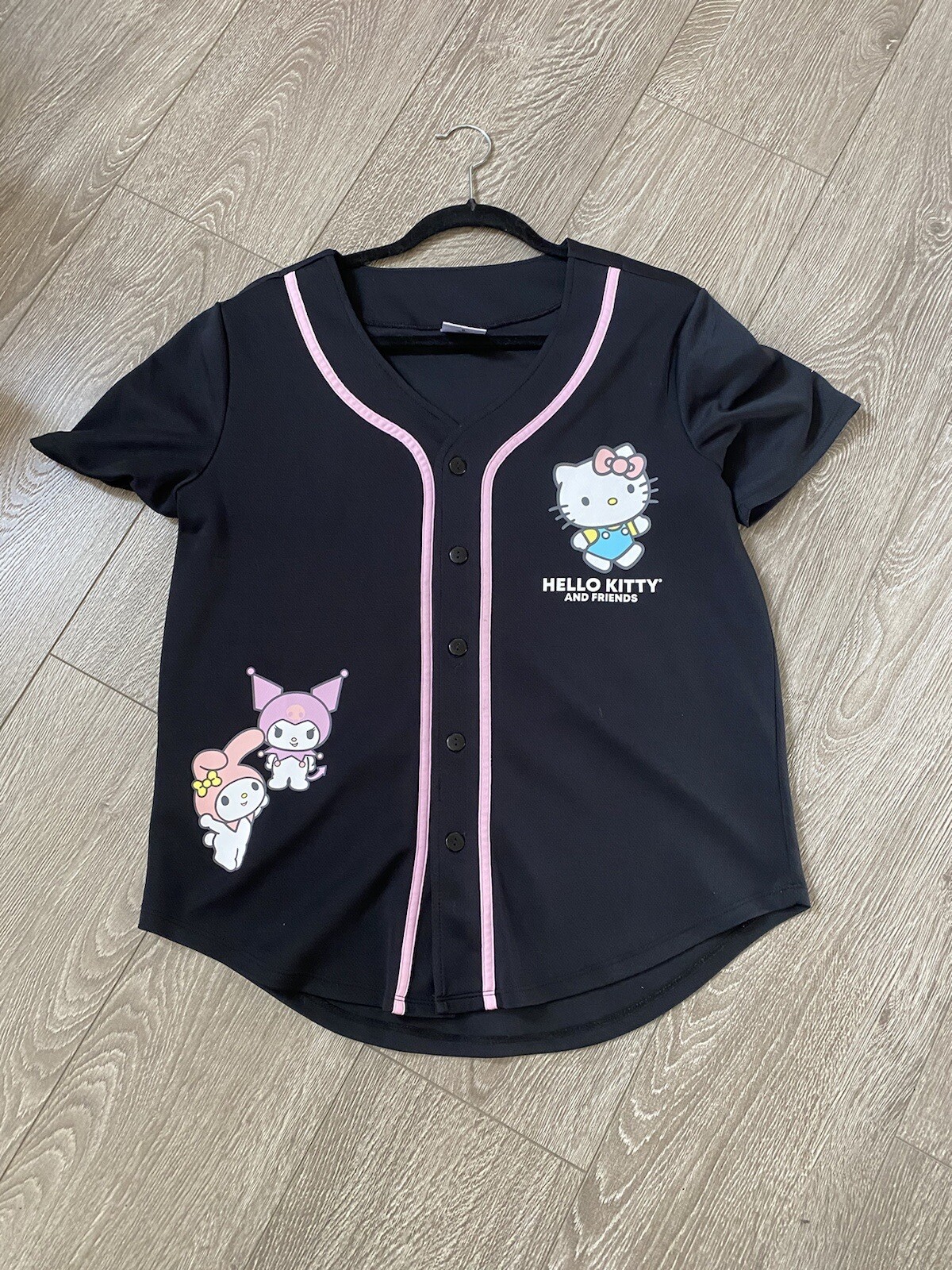 Hello Kitty & Friends Graphic Baseball Jersey Rue 21 Small (oversized