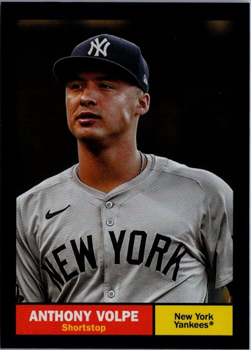 2024 Topps Archives Black Border #50 Anthony Volpe New York Yankees - 第 1/2 張圖片