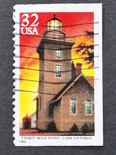 USA: 1995 Great Lakes Lighthouses; complete fine used set; SG3052 etc - Picture 6 of 7