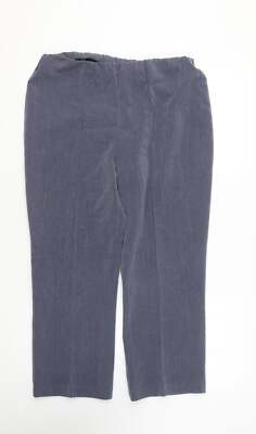Bonmarche Damen blau Polyestermischung Hose Größe 12 L27 in