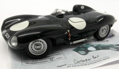 Autoart 1/18 Scale Diecast 73561 Jaguar D Type Short Nose Green