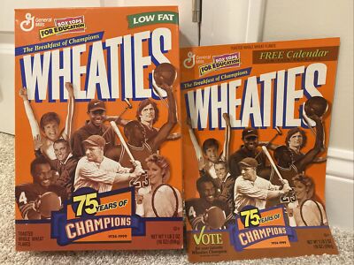 Wheaties Box - 75 Years Of Champions - Unopened - Incl. 1999 Calendar | Ebay