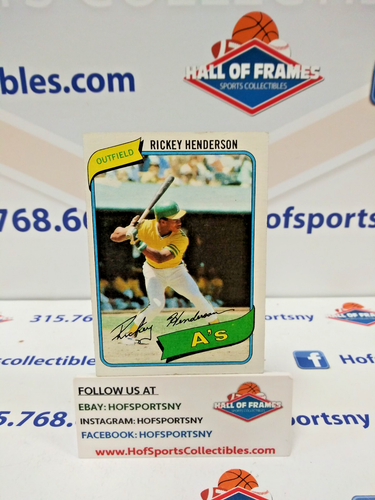 1980 TOPPS RICKEY HENDERSON ROOKIE #482