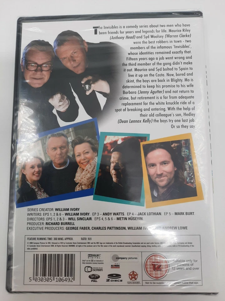 The Invisibles Series One Old Habits Die Hard DVD Nuevo y Sellado Región 2 RARO Foto 2 de 2