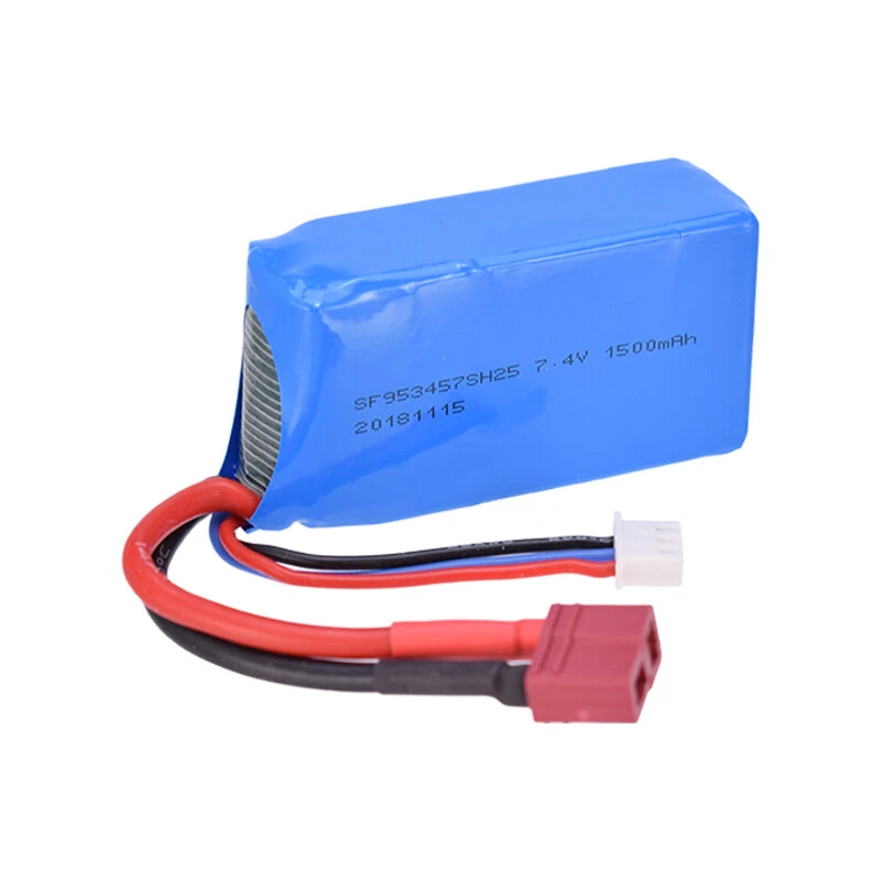 Batterie 7.4V 1500mAh pour l'hélicoptère RC WLTOYS A959-B / A969-B