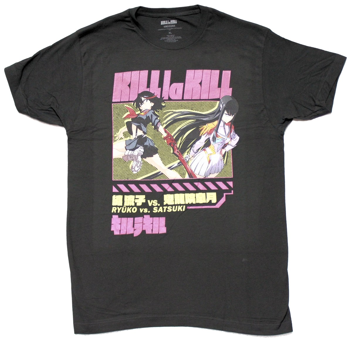 Kill La Kill New Adult T-Shirt -Ryuko Matoi vs Satsuki Kiryuin | eBay