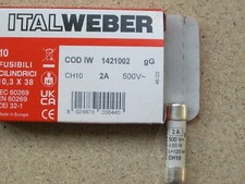 ITALWEBER FUSIBILE SINGOLO 10,3x38  1A - 25A