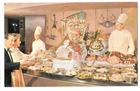 1950s Flamingo Hotel Casino Las Vegas Postcard Chuck Wagon Restaurant Buffet VTG