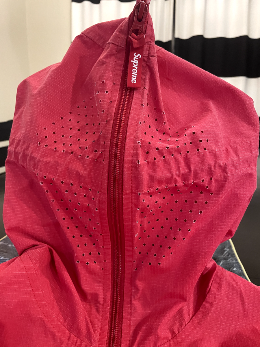 Supreme Men's Full Zip Facemask Jacket Red Spring-Summer Supreme Men's Full Zip Facemask Jacket Red Spring-Summer