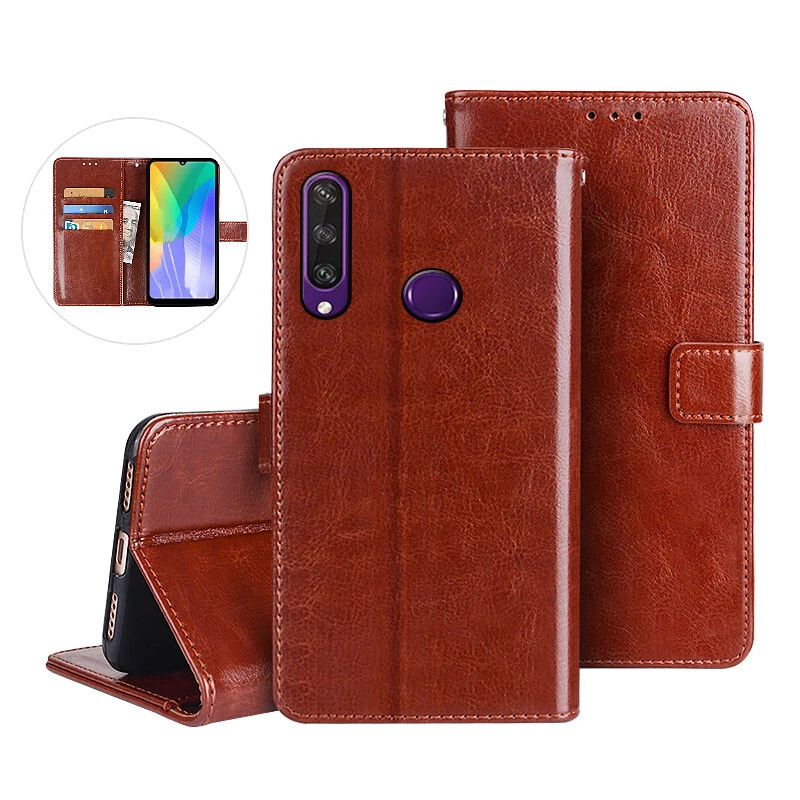 Magnetic Flip Leather Wallet Case Cover For Huawei Y6S Y5 Y9 Prime 2019 P30 Lite - Image 4 of 4