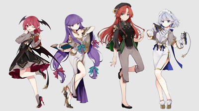 Anime Izayoi Sakuya Hong Meiling Koakuma Patchouli  Gaming Mat Desk 26617