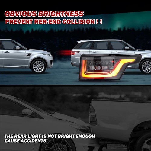 LED Tail Light For Land Range Rover Sport 2014 2015 2016-2022 Taillight 2pcs - Picture 6 of 8