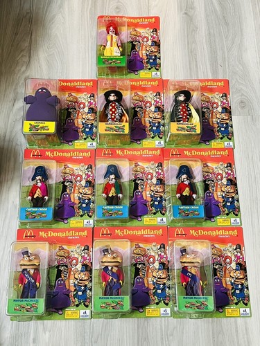 McDonaldland SDCC 2008 Figure Ronald McDonald Mayor McCheese Grimace Hamburglar