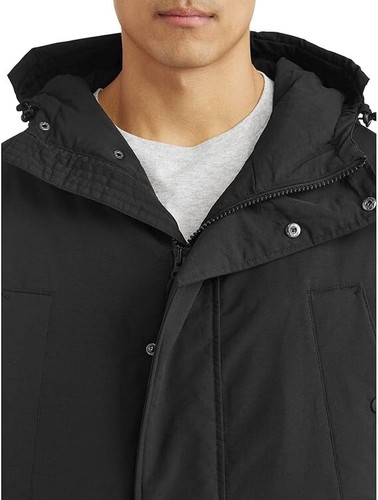 $438 WeSC Unisex The All Weather Padded Parka, Black, M XL/W XXL - Picture 4 of 4