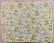 Vintage Chix By Dundee Country Sunshine Baby Blanket Quilt Made In USA 1978