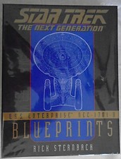 Star Trek The Next Generation U.S.S. Enterprise NCC-1701-D Blueprints - Like New
