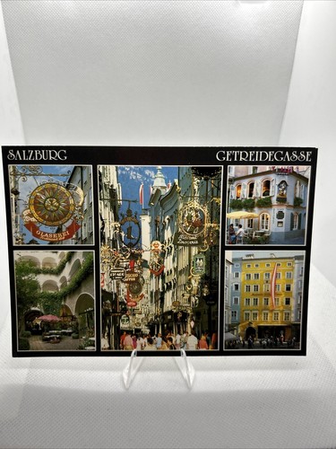Alte Postkarte - Salzburg - Getreidegasse