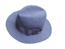Kangol Gray Wool Vintage Fedora Hat 22"