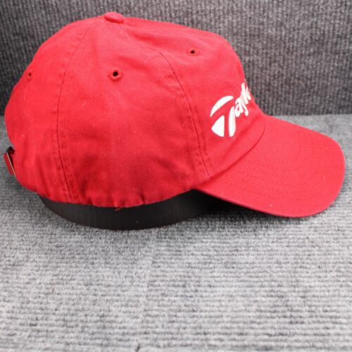 TaylorMade Hat Cap Mens Red White Strap Back Limited Edition 2003 R5 Hundred VTG - Picture 4 of 10