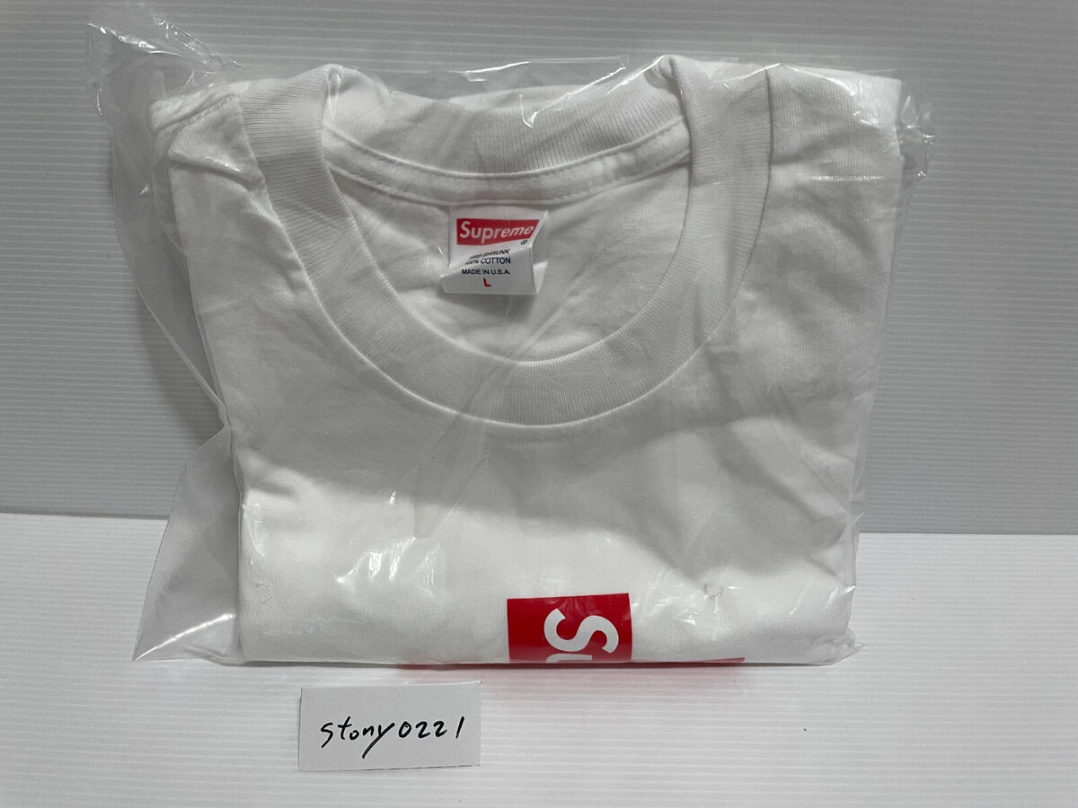 Supreme Cross Box Logo Tee shirt large white | eBay Supreme Cross Box Logo Tee shirt large white | eBay