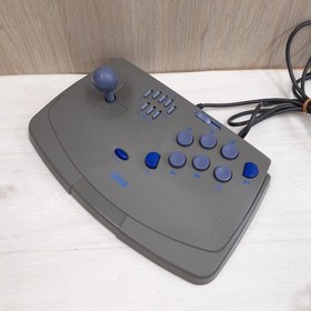 Sega Saturn Console with Virtua Stick Fighting controllers & 3 games Japan White