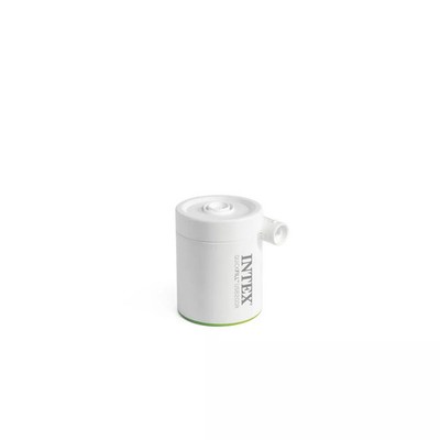 INTEX QUICK FILL CYLINDER MINI RECHARGEABLE AIR PUMP - WHITE/GREEN