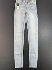 Women  s Wild Fable High Rise Skinny Jeans Light Wash 00 Long Stretch NWT NEW