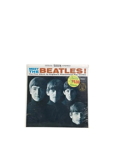 Meet  The Beatles LP Vinyl Record ST-2047 Capitol Stereo Sealed Shrink