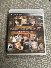 Dead or Alive 5: Ultimate (PS3, Sony Playstation 3, 2013) Untested Light Scratch