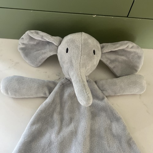 VERY GREY ELEPHANT SILKY SOFT BABY COMFORTER BLANKET SOOTHER - 第 6/14 張圖片