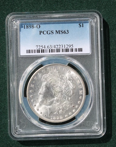 1898-O PCGS MS63 MORGAN SILVER DOLLAR CERTIFIED