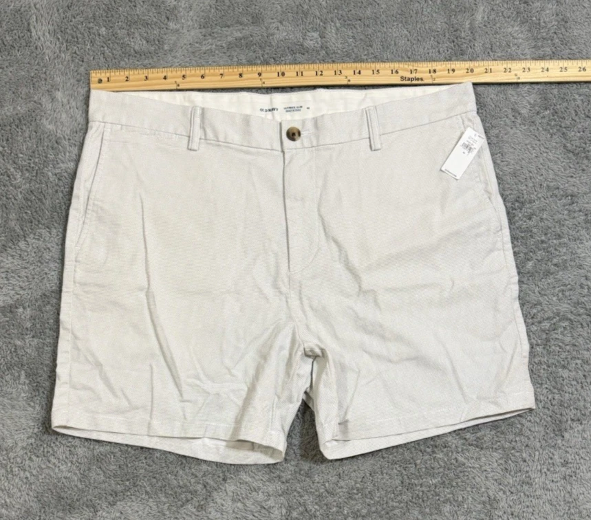 Pantalones Cortos Old Navy Para Hombre Talla 40 Mezcla Patrón Integrado Flex Ultimate Slim Entrepierna de 5" Foto 4 de 4