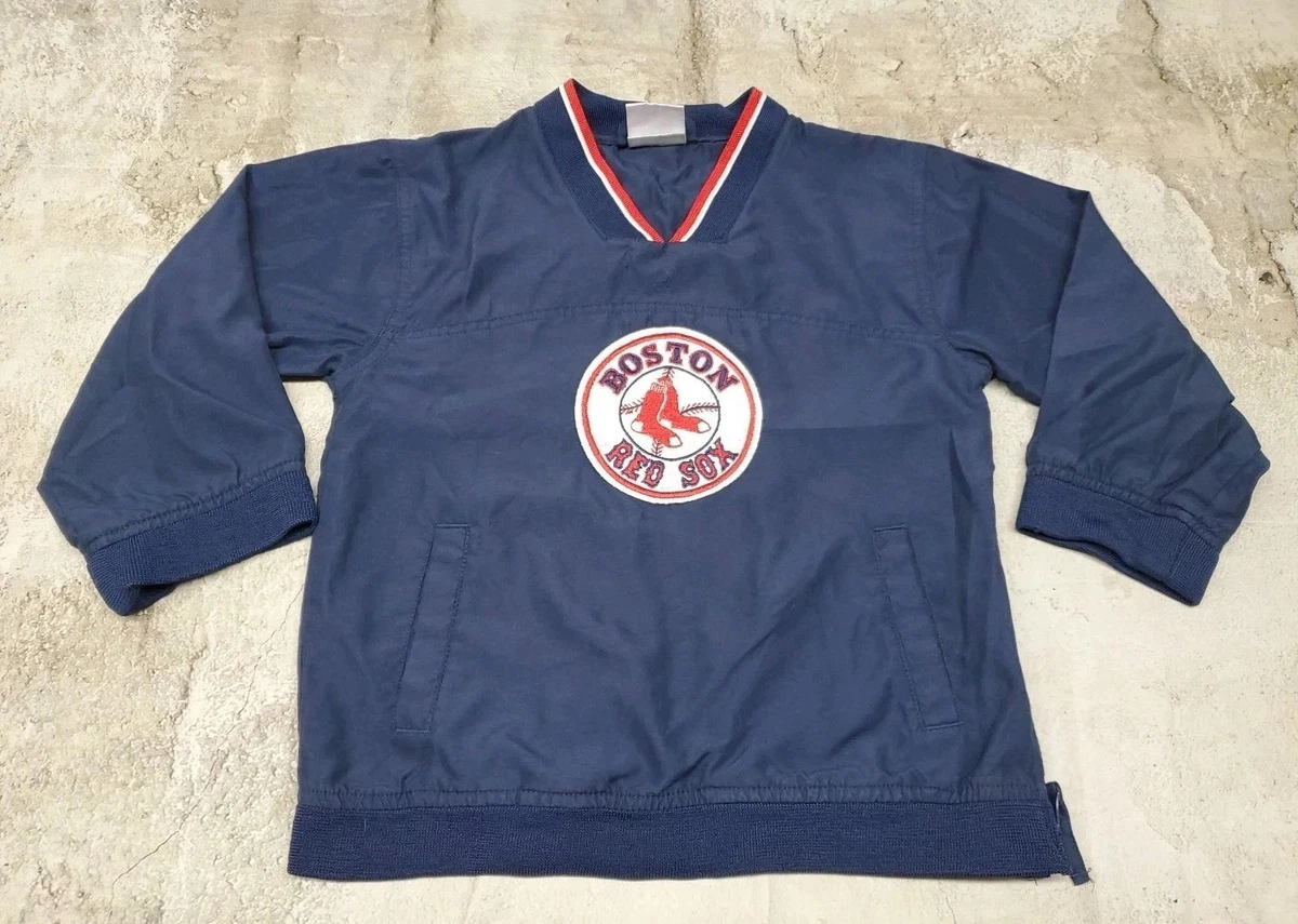 Veste de baseball Boston Red Sox 1/4 fermeture éclair jeunesse garçons