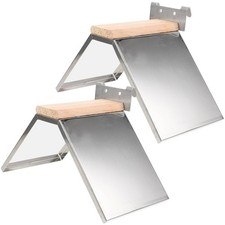 2Pcs Sturdy Iron Pigeon Perch Bird Stand for Homing Racing Pigeons Smooth Sur...