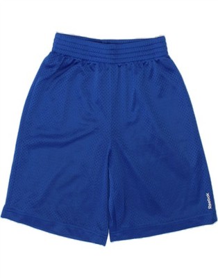 Reebok Jungen Sport Shorts 8-9 Jahre Small blau Polyester UF11