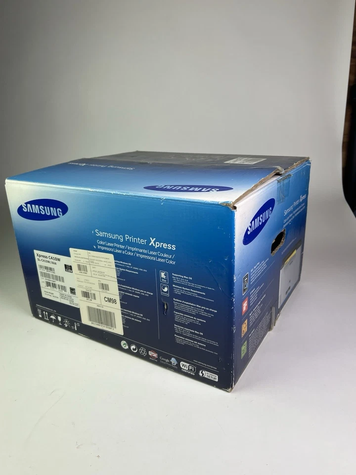 Samsung Xpress C410W Color LaserJet Printer Wifi W Box - Image 3 of 4
