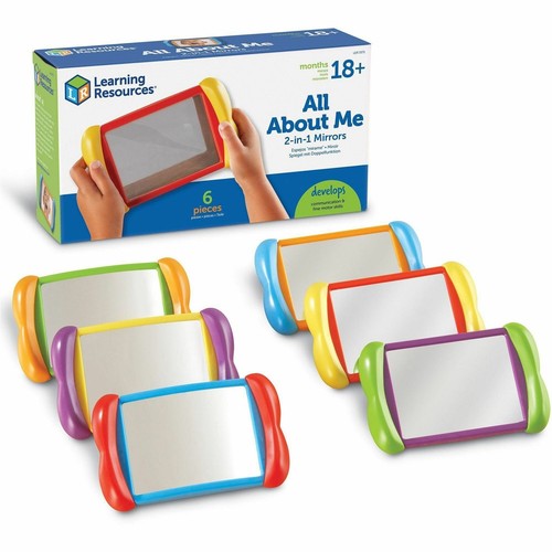 Learning Resources All About Me 2 in 1 Mirrors (ler3371) - Picture 2 of 2