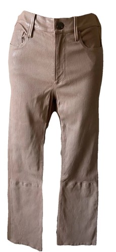 Frame Leather Le Mini Boot Crop Pants-Size 27 - Picture 5 of 11
