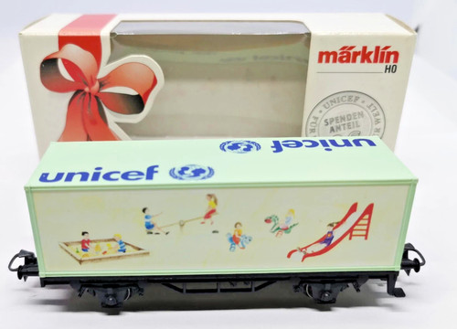 Märklin  " UNICEF 2003  Geburtstagswagen  "#  44268 # H0 #OVP | Condition: Gebraucht