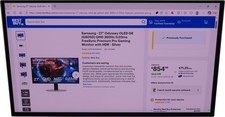 Samsung Odyssey G6 27" OLED QHD 360Hz Monitor with HDR LS27DG602SNXZA