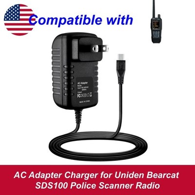 AC Adapter Charger for Uniden Bearcat SDS100 Police Scanner Radio