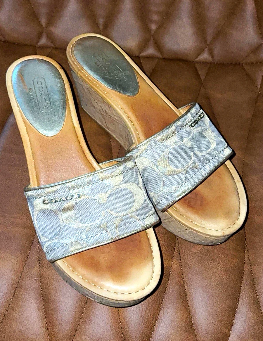 Coach Gray Sandals for Women for sale | eBay