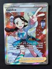 Candice 189/195 Silver Tempest Trainer FULL ART HOLO ULTRA RARE Pokemon Card NM