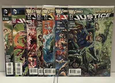 Justice League Vol. 1 #2-9 NM 2011-2012 Jim Lee Gary Frank David Finch DC