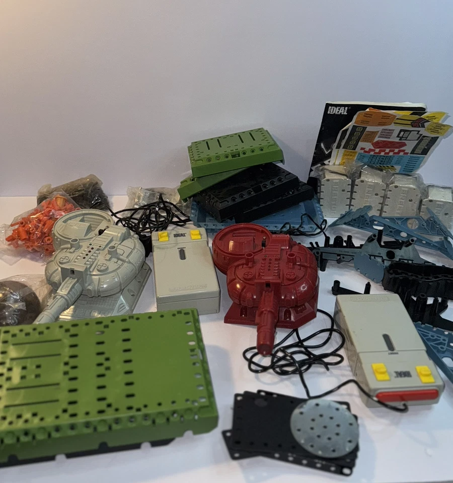 De colección 1987 Ideal Laser Plex Combat Station Set Montador Nº 7329 Construcción Foto 2 de 4