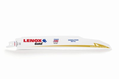 LENOX Gold  TiN-Zahn 5x Säbelsägeblatt für Rettung Demontage 960GR 225mm 10TPI