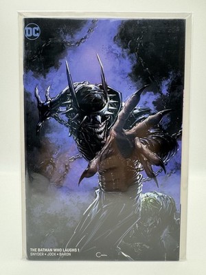 The Batman Who Laughs #1 Scorpion Comics Clayton Crain Minimal Trade Dress Cover